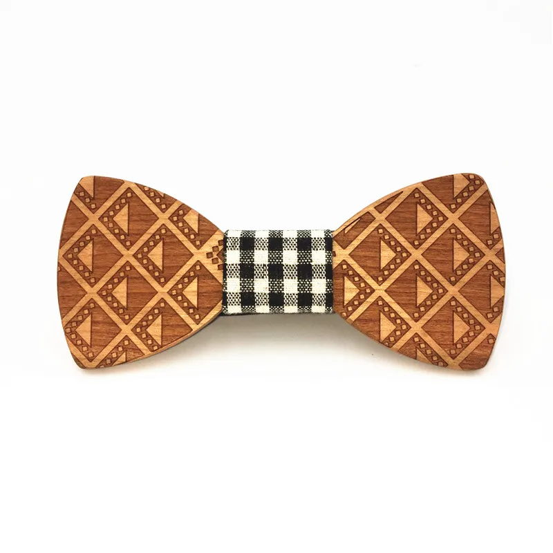 

Fashion Adult Wooden Bow Ties Butterfly Men Party Bowtie Costume Decor Bowtie free shipping