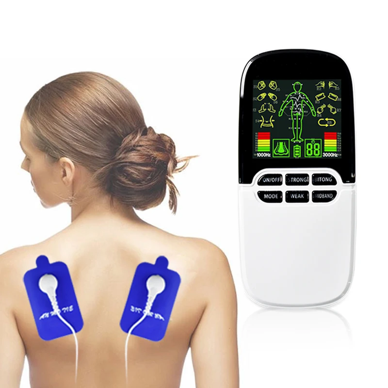 2 Output Pulse Neck Back Massager TENS Acupuncture Electric therapy Machine Nerve Muscle Stimulator Body Pain Relief Health Care 2 Output Pulse Neck Back Massager TENS Acupuncture Electric therapy Machine Nerve Muscle Stimulator Body Pain Relief Health Care