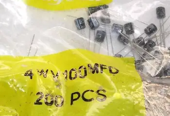 

100% New and original 4V100UF Subminiature capacitors