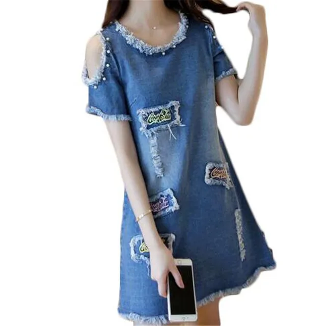 vestido jeans aliexpress