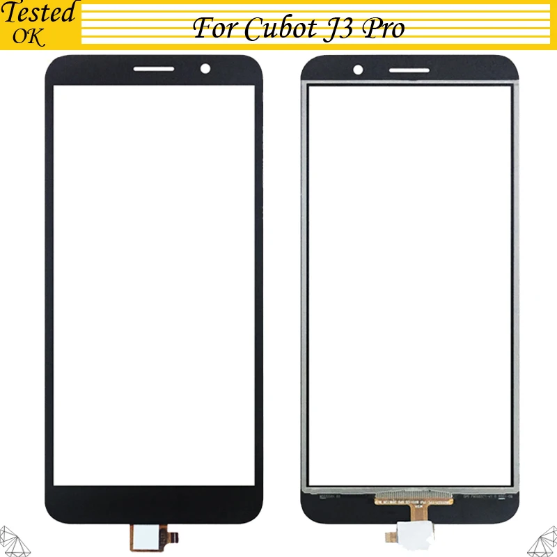 5 дюймовая сенсорная стеклянная передняя экран для Cubot J3 Pro сенсорный Сенсорная