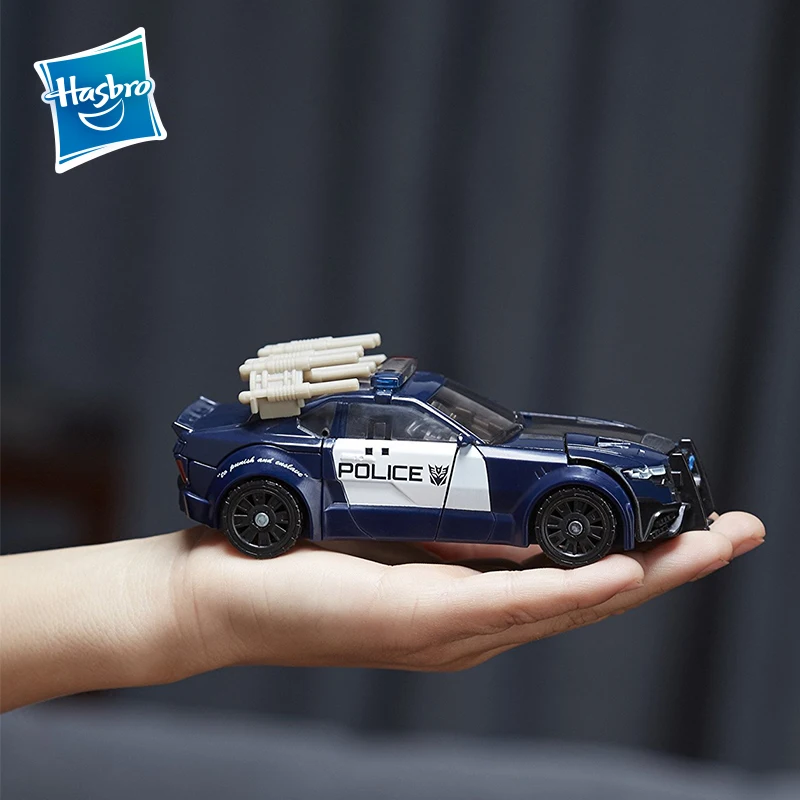 Hasbro Transformers Toys The Last Knight Premier Edition Deluxe Barricade Autobot Rollbar Action Figure Model CarToy Collection