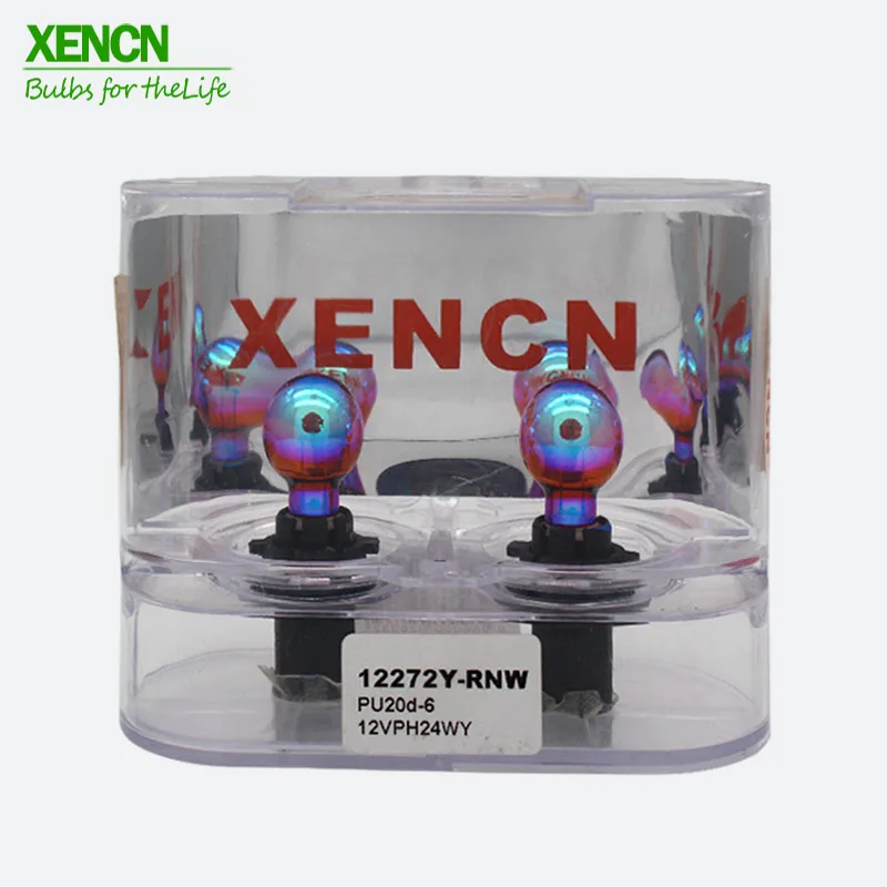XENCN 12272Y 12V PSY24W PH24WY PG20-4 Fog Bulb Replace Upgrade Lighting Free Shipping Luggage Compartment Lights Brake Lights 2X photo