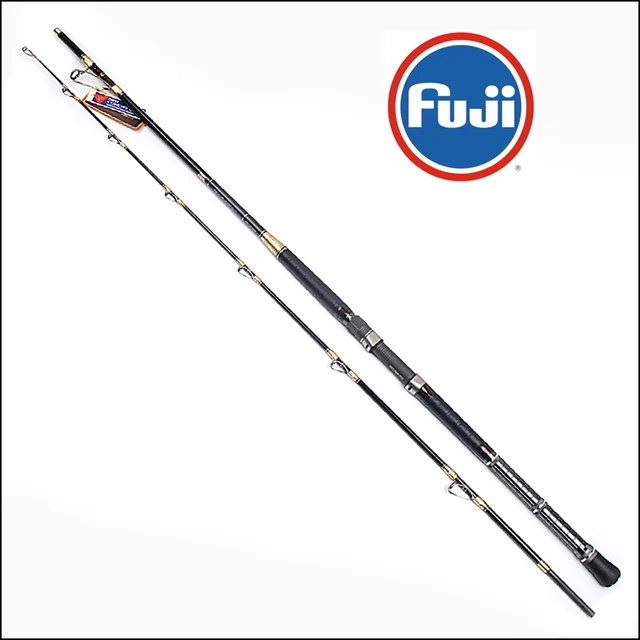 Cheap express shipping Ecooda SEA CLASSIC all Fuji components boat fishing rod 8' spinning casting verison 30lbs