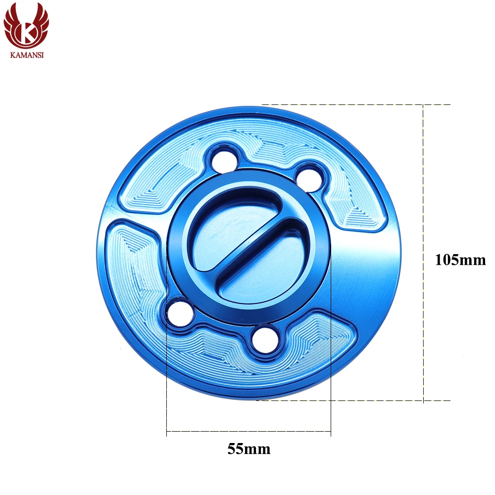 KMS CNC 105 мм алюминиевая мотоциклетная крышка бензобака крышка топливного бака без ключа для BMW S1000RR S1000R HP2 SPO анодированная отделка