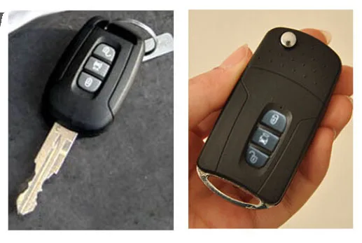 3 Buttons Blank Modified Flip Folding Remote Key Shell For Chevrolet Captiva FOB Key Case Blanks