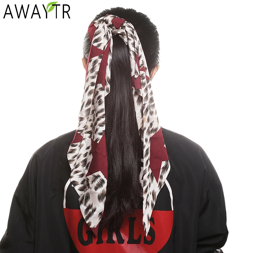 резинка для волос // анималистичный принт - инструкция