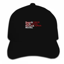 Бейсбольная кепка под заказ с принтом Helvetica Monika Doki Literature Club 13 солнцезащитный козырек Кепка