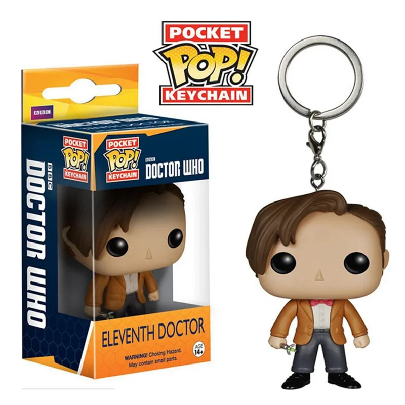 

FUNKO POP Pocket Pop Keychain Eleventh Doctor Who Action Figure Collection Model Toy Gift
