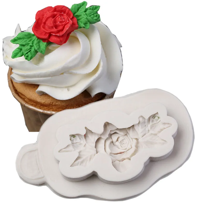 Buy Rose Cupcake Silicone Mould Flower Cake Silicone