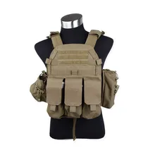 Тактический Molle Recon 6094 пластинчатый Перевозчик с мешками жилет Боевая Экипировка жилет