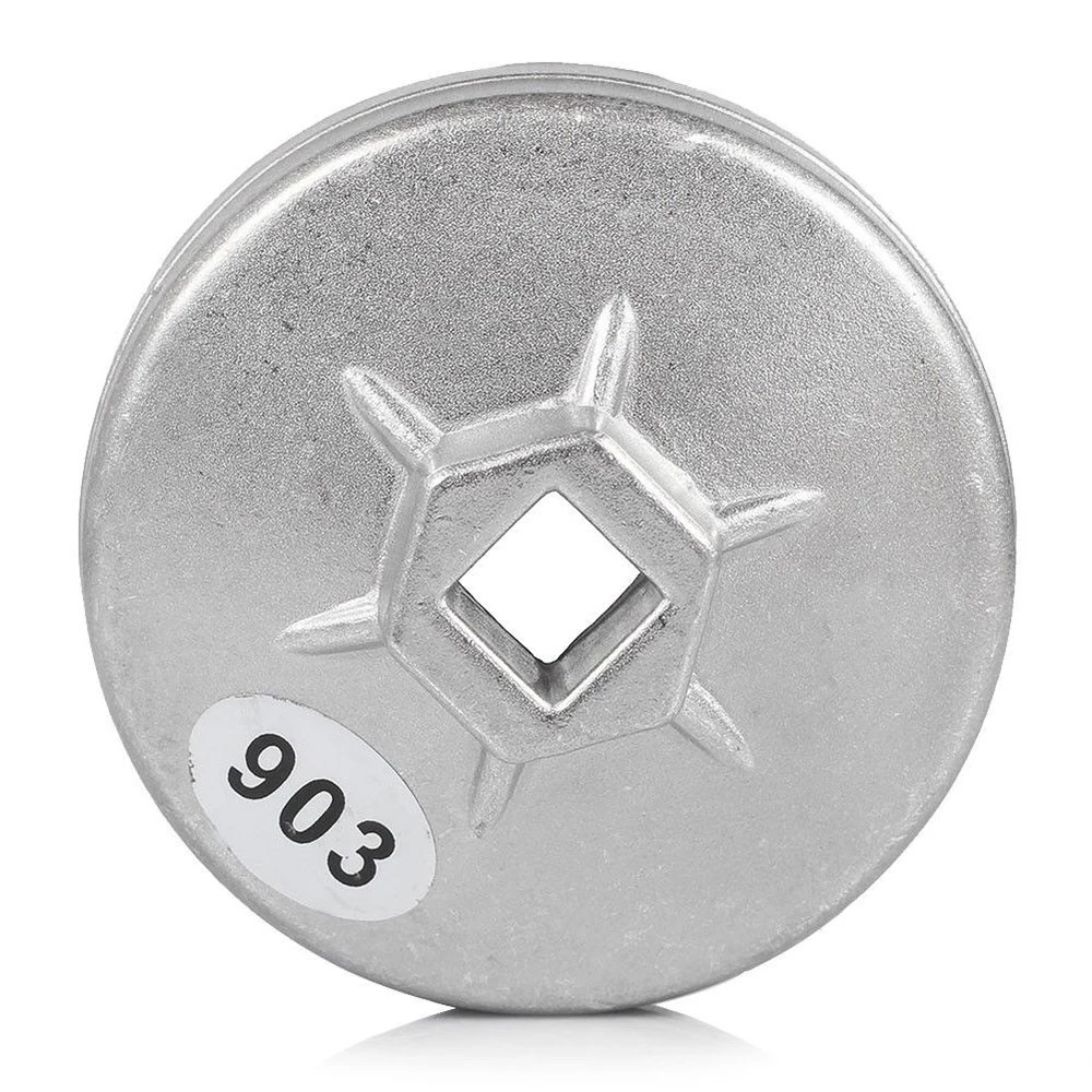 

1 Pcs 74mm 14 Flute Aluminum Oil Filter Wrench Socket Removal Tool for BMW for AUDI for Benz