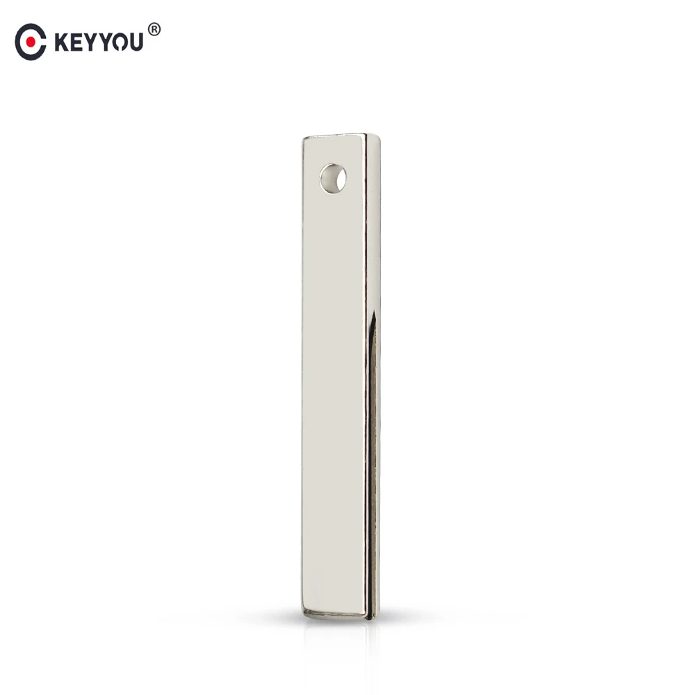 

KEYYOU Uncut HU83 Blade for Peugeot 307 Citroen Car key Remote Car Key Blade HU83 Blank Key Replacement with Groove on Side
