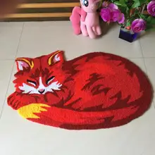 Креативный коврик для мытья в стиральной машине, коврик с 3D дизайном для домашних животных, Противоскользящий коврик для пола, коврик для детской комнаты, прикроватный ковер