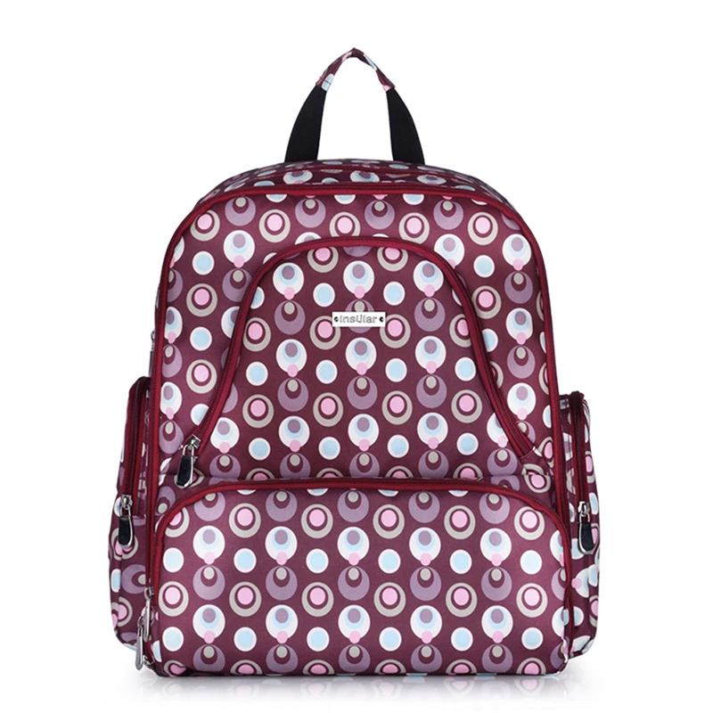 

Fashion Baby Diaper Bags Multifunctional Waterproof Nylon Mummy Bag for Stroller Large Capacity Nappy Bag
