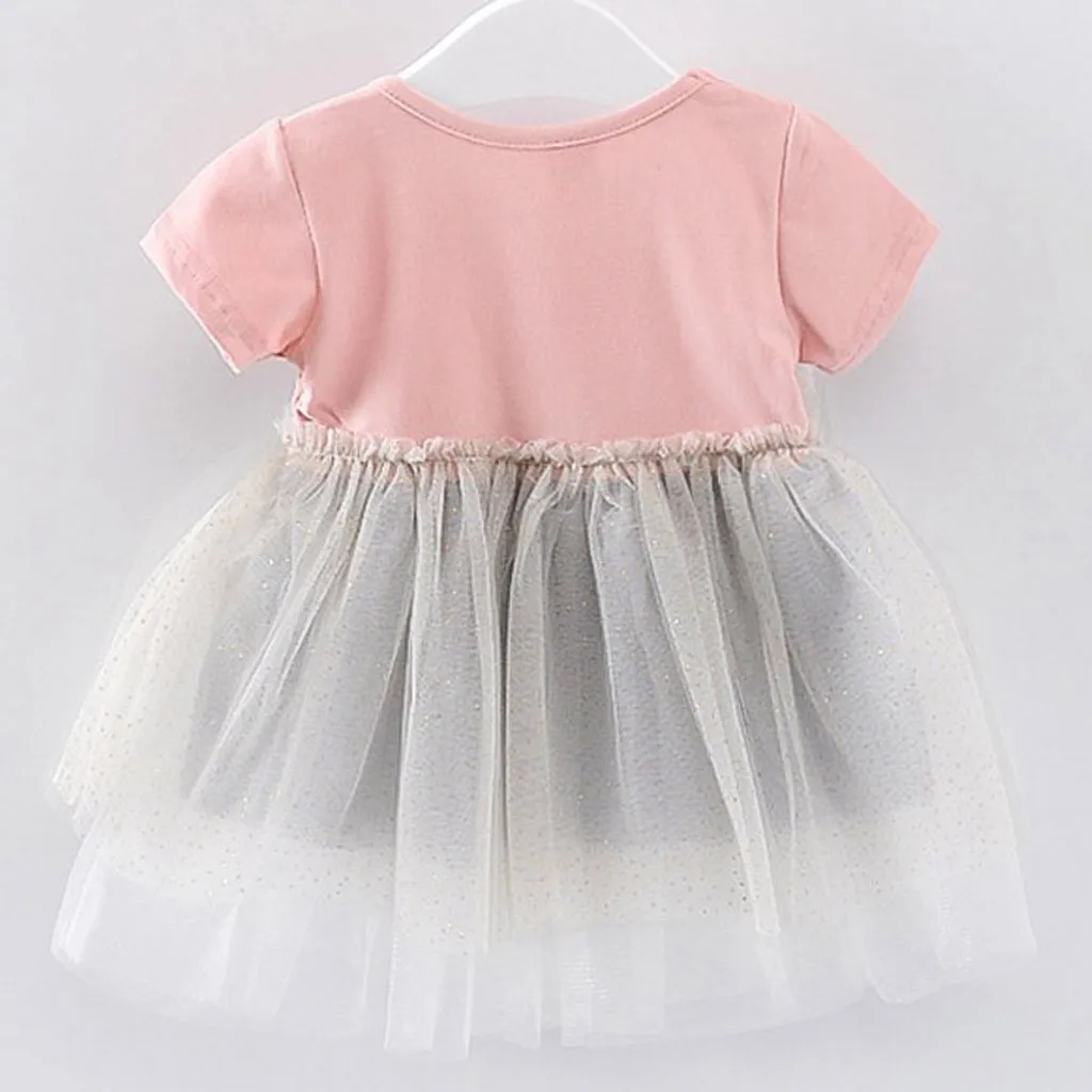 

HOOLER Baby Dresses Kids Toddler Baby Girls Bowknot Sleeveless Princess Elegant Tutu Dress Clothes