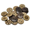 New! 50 Pcs Mixed Pattern Coconut Shell 2 Holes Sewing Buttons DIY Scrapbooking 18mm AC16 Drop Shipping 2