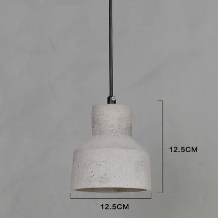 IWHD стиль лофт цемент подвесные светильники Ретро промышленный подвесной светильник для ресторана кухни спальни Hanglamp Lamparas домашнее освещение - Цвет корпуса: B