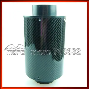 

SPECIAL OFFER HIGH QUALITY Universal Diameter: 76MM 3" Black Carbon Fiber Air Filter