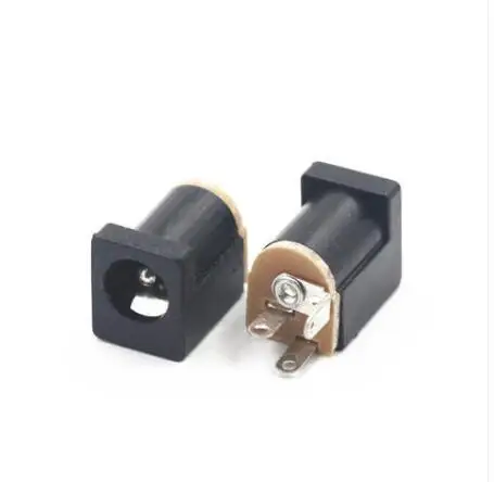 

20pcs DC power supply DC socket 5.5-2.1MM 180 degree feet