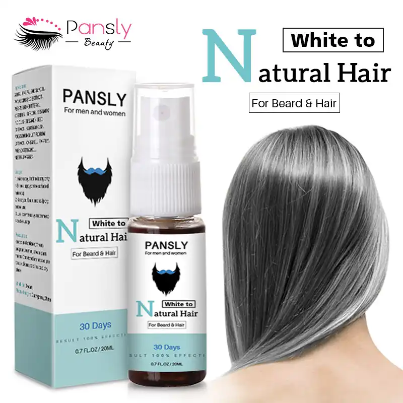 New Beard Hair Spray Men Beard Dye Cream Fast Color Natural Black