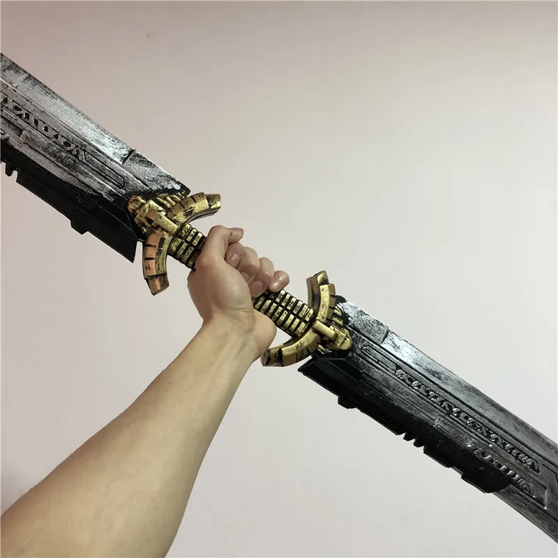 1:1 Thanos Double-edged Knife Sword 110cm Cosplay Decoration Weapon Model Figure Gift Movie Role Playing Safety PU