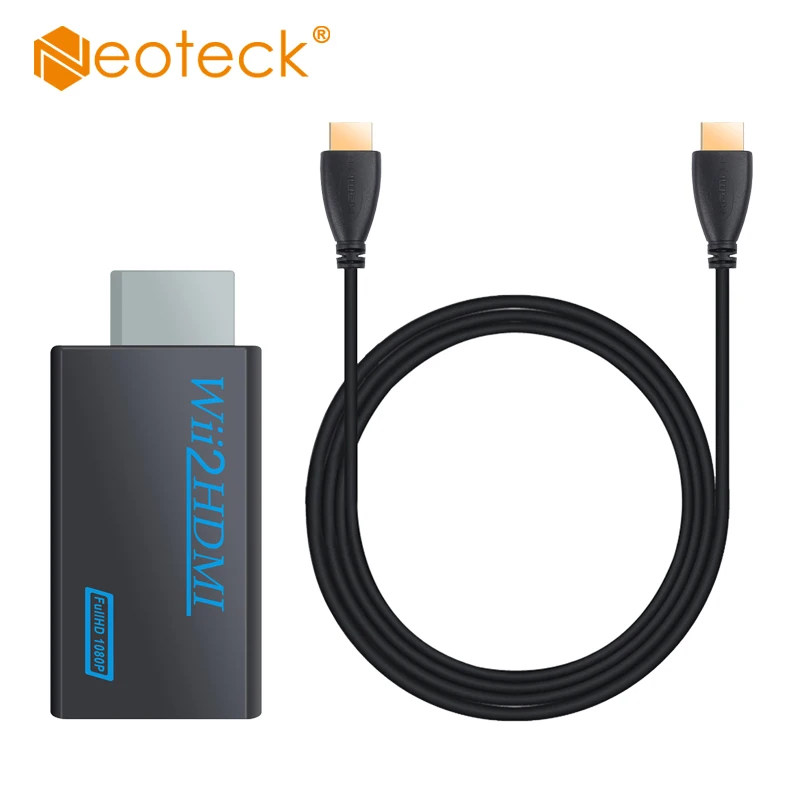 

Neoteck Wii to HDMI With 3.5mm Audio Adapter 720P 1080P Video Converter WII2HDMI HDMI Cable For Nintendo Wii HDMI Converter