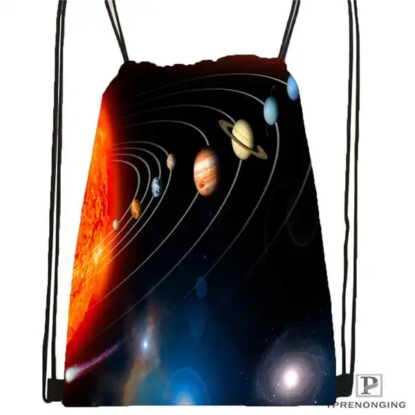 Custom Galaxy Cloud Drawstring Backpack Bag Cute Daypack Kids Satchel Black Back 31x40cm 2018611 2 7