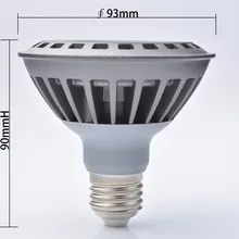 free shipping par led par30 7W par 30 led lamp bulb led spotlight bulb par led rgbw lamparas de techo