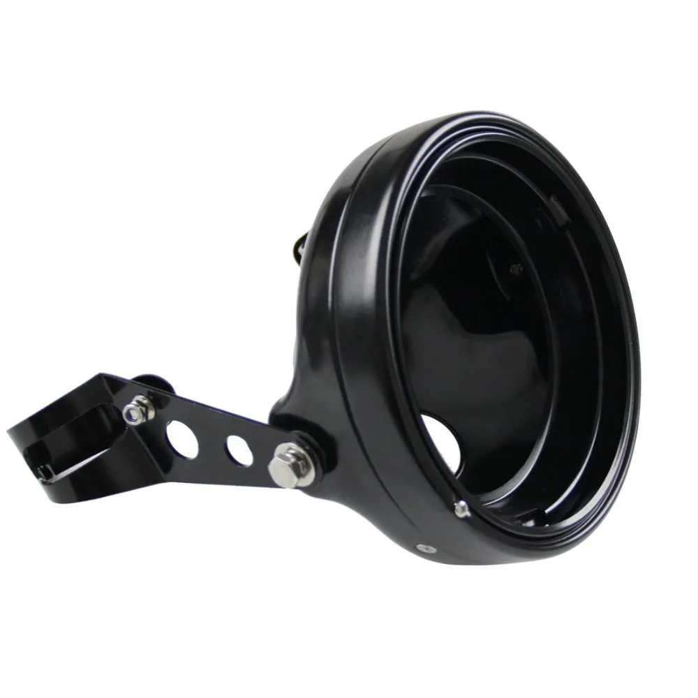 7 BlackChrome 7 Inch Headlight Daymaker Housing Bucket For Harley Davidson Motorcycle (15)