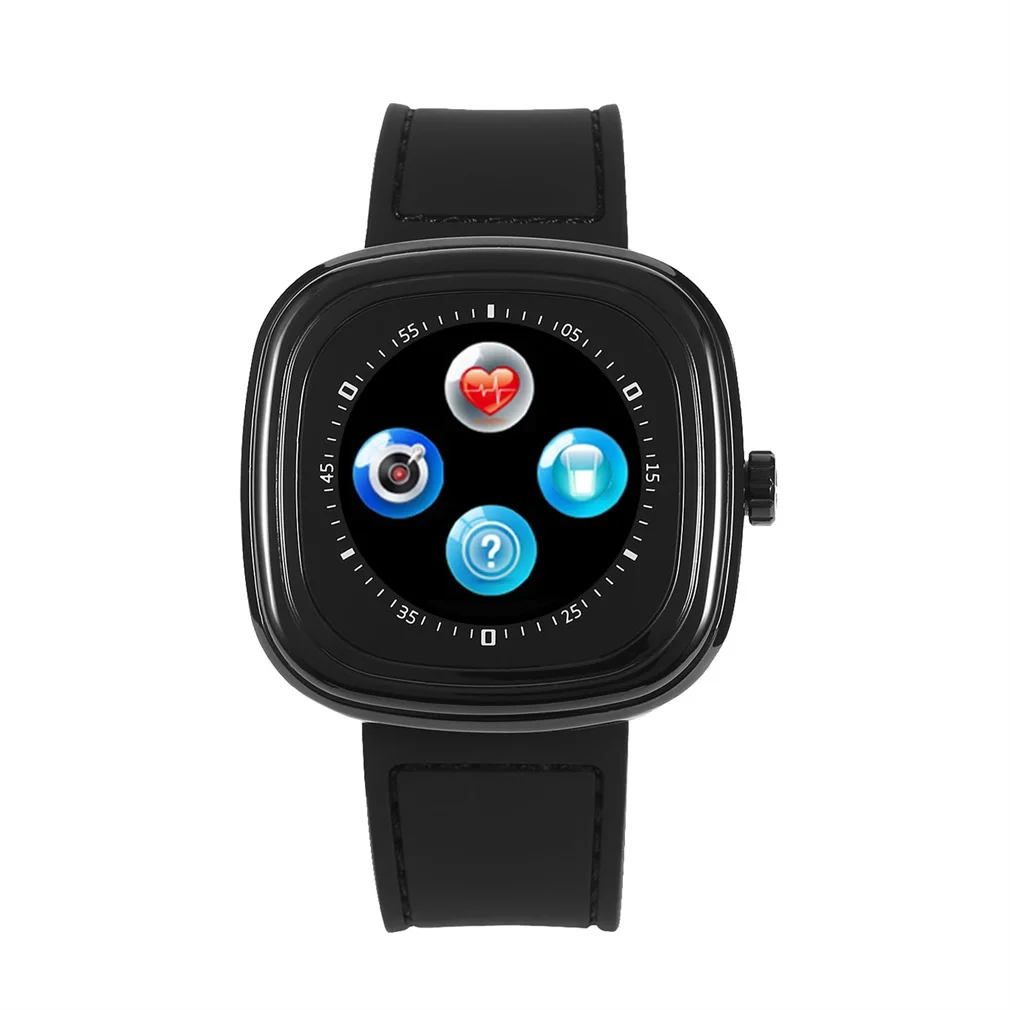 

Black& Blue & Red Traditional Classics Silicone & Nylon & Leather FreeTo Change Strap Capacitive Touch Screen Smart Watch