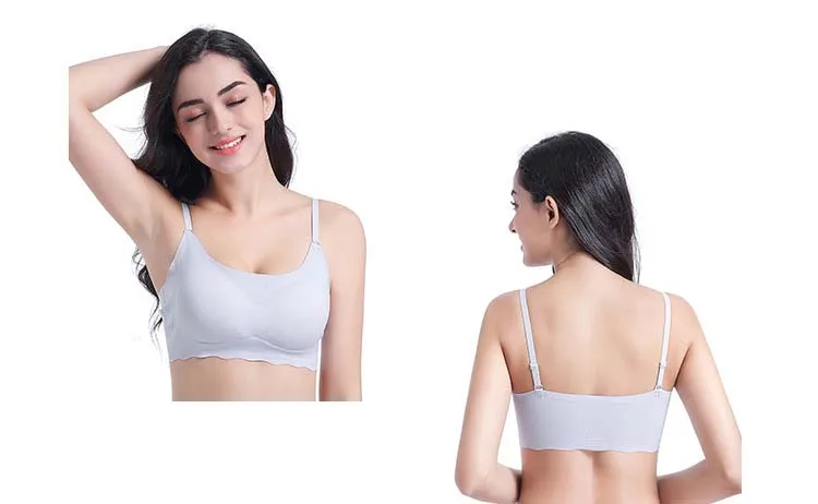 Queenral Sexy Bras For Women Seamless Brassiere Push Up Bra Wire Free Bralette Underwear Sleeping Soutien Gorge Femme Lingerie 19 (1)