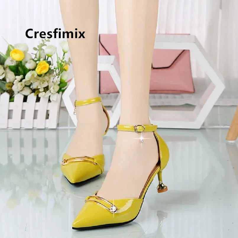 

Cresfimix mujer tacones altos women high quality sexy party night club summer high heel shoes lady fashion sweet shoes a5152