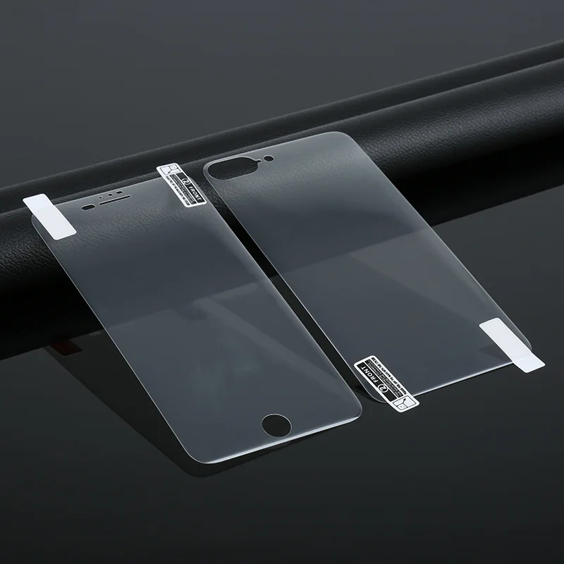 Для IPhone 7plus высокая четкость защита экрана передняя + задняя ПЭТ мягкая пленка