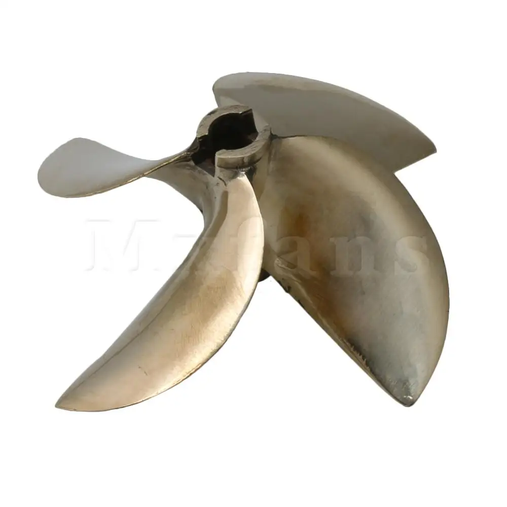 

Mxfans Yellow 4 Blade Aluminum Propeller 50x50mm Prop for Model Gasoline Ship