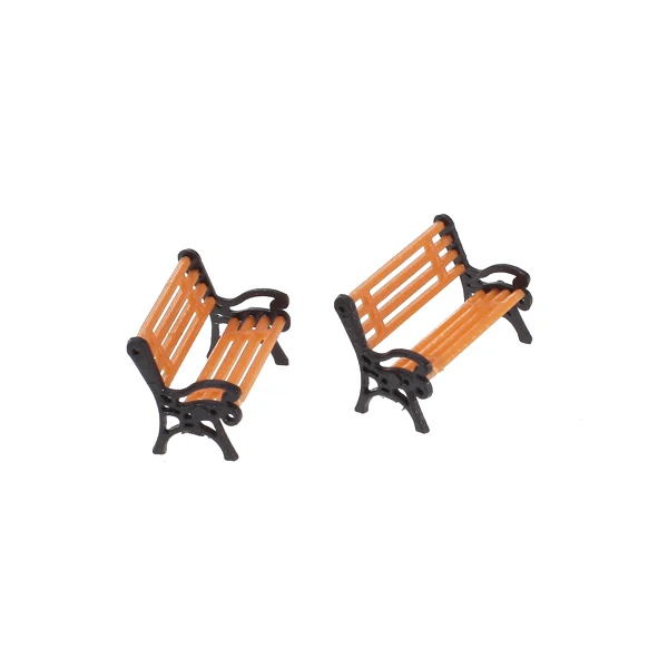 5PCS 1:75 Davenport Model Toy for Train Railway Park Garden Scenery with Black Arm 5PCS 1:75 Davenport Model Toy for Train Railway Park Garden Scenery with Black Arm