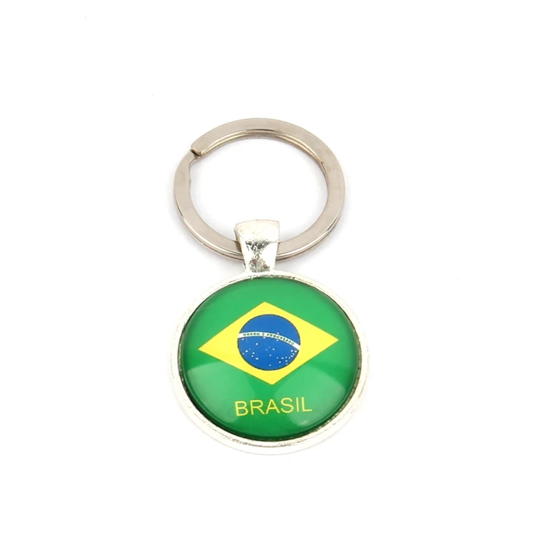 1 шт. Мировой Кубок Брелок Brasil/Франция/croia/Германия и так далее логотип флага