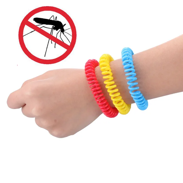 ABEDOE 5pcs Mosquito Repellent Bracelets Bug Pest Control Hand Ring