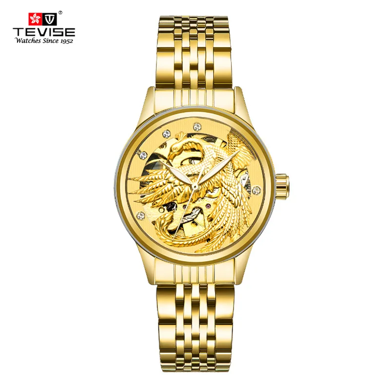 2018 Tevise جديد المرأة الأزياء الفاخرة الماس الميكانيكية ووتش السيدات الذهب ووتش اللباس التلقائي ساعة Relojes موهير أفضل هدية 2018 Tevise جديد المرأة الأزياء الفاخرة الماس الميكانيكية ووتش السيدات الذهب ووتش اللباس التلقائي ساعة Relojes موهير أفضل هدية