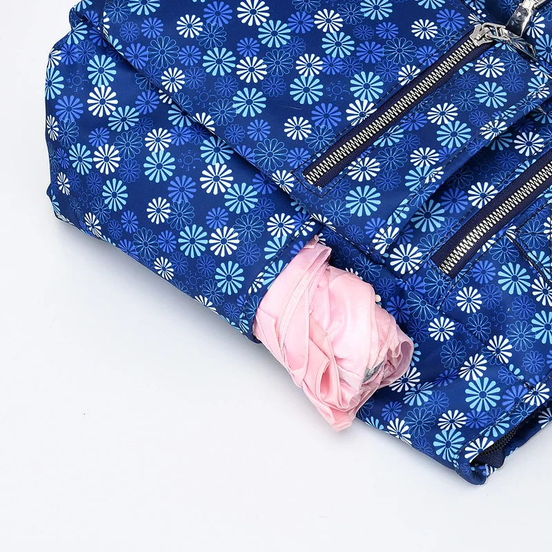 Casual Women Travel Top- handle Bag Nylon Trip Shoulder Bag Solid Mummy Waterproof Handbag Portable Big Tote purse