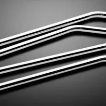 304 нержавеющая соломинка для 20 унций стаканчик для воды из нержавеющей стали металлическая соломинка для питья многоразовые трубочки 240*6 мм