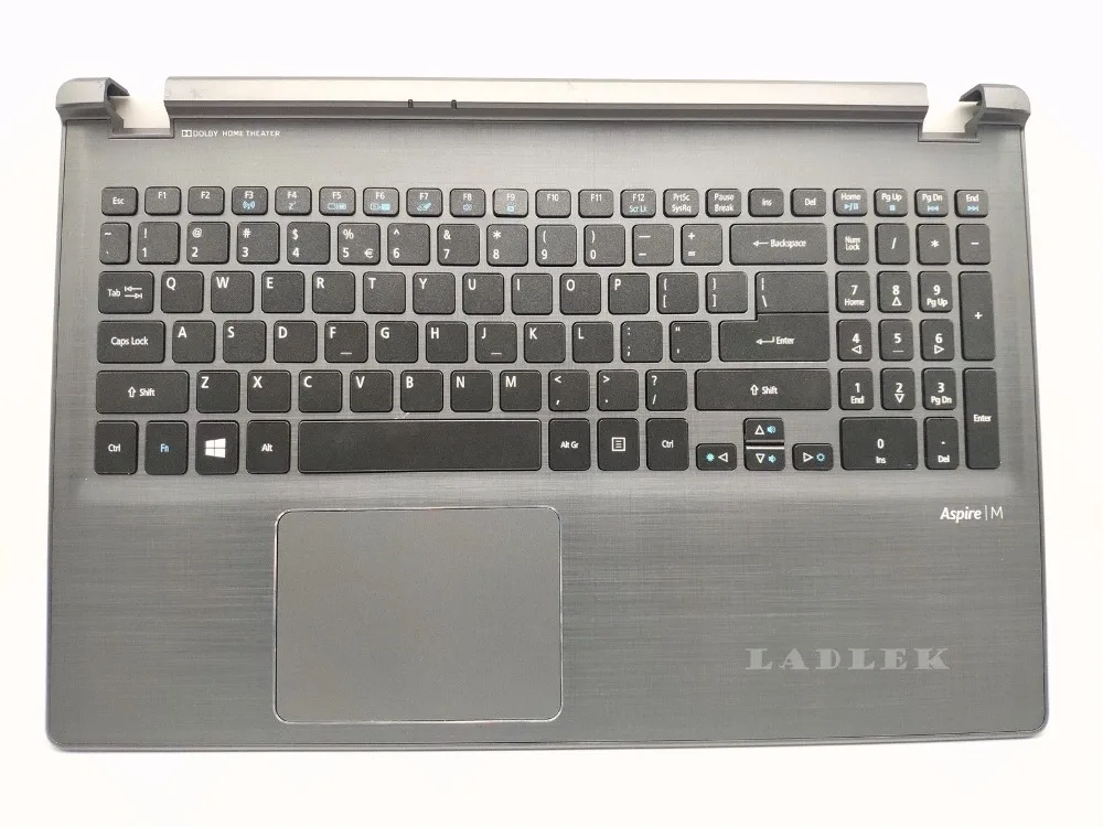 США Упор для рук клавиатура с подсветкой acer Aspire M5-583P тачпадом