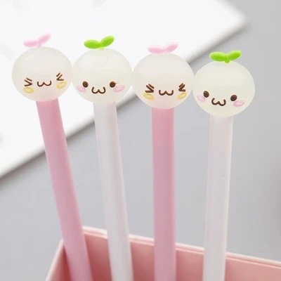 stationery lovely grass Carbon signing pen gel pen 0.5mm for student 10pcs free shipping