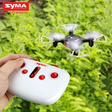 Mini Drone gps 2017 With Camera SYMA X20 2.4G 4CH 6-AIX Quadcopter Battery Operated Light Controller HD Helicopter Black White