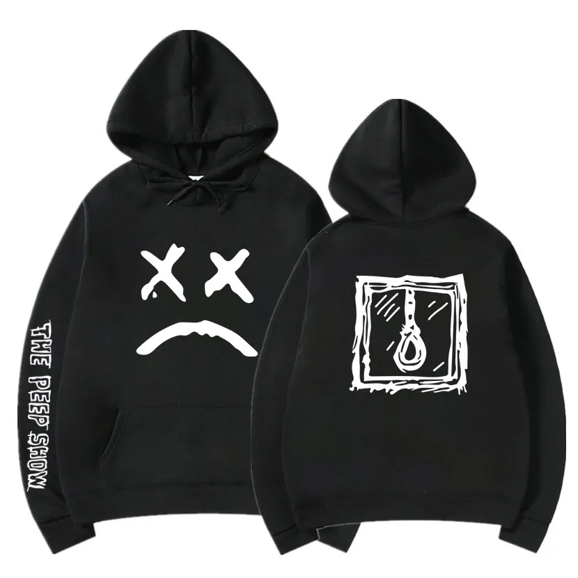 Мужские толстовки с капюшоном Lil пуловер и надписью Love lil. Peep S XXXL|Толстовки