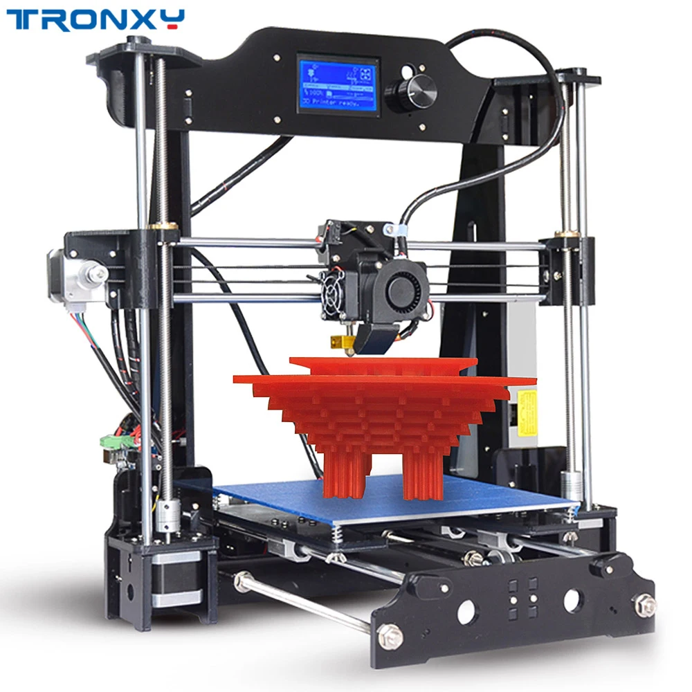 

Tronxy X8 Desktop 3D Printer Kits High Precision DIY Self Assembly Acrylic Frame LCD12864 Screen i3 with TF Card