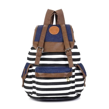 

TFTP Striped Travel Rucksack School Bag Tracking No. & A Exclusive Gift