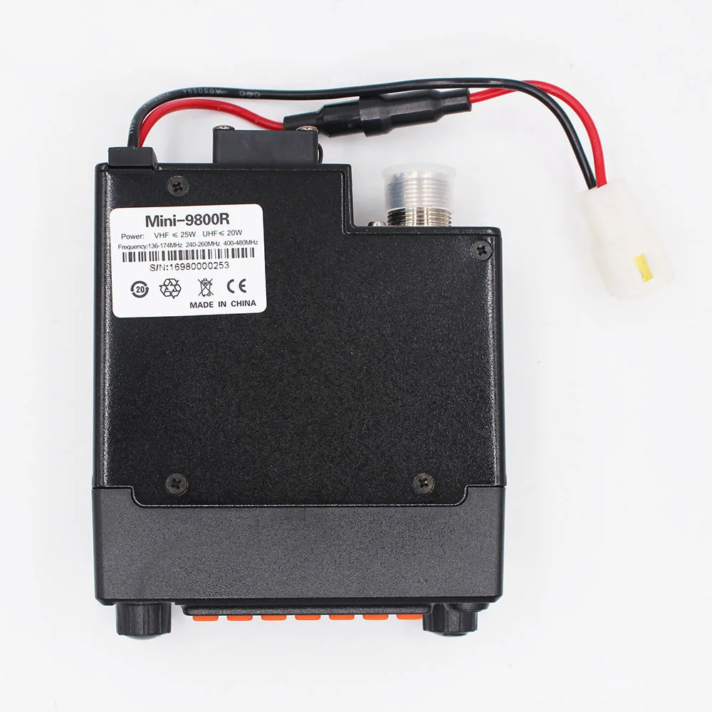 Mini-9800R 136/240/400 МГц 3 полосы мобильное радио QYT KT-8900 BAOJIE BJ-218 25 Вт мини автомобильное радио UHF VHF автомобильное радио на большие расстояния