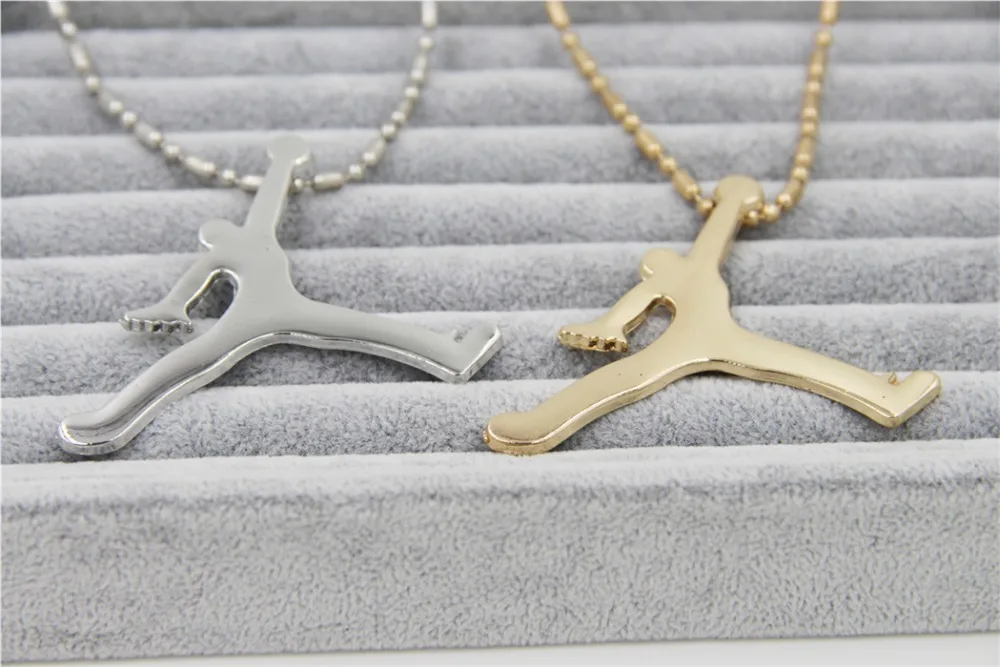 Fashion Jewelry Gold And Silver Charm High Quality Glaze Jordan