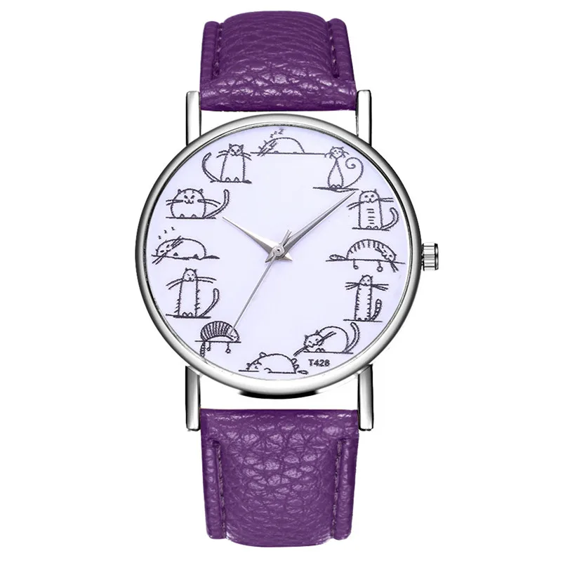 Montre Femme Top Brand Luxury Women Watches Temperament Wild leather band Wrist Watches Fashion clock relogio feminino Y06 (2)